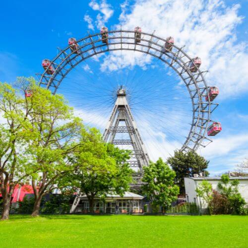 Wiener Riesenrad im Prater - nahe Hotel Urania
