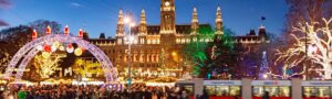 Christkindlmarkt Wien - nahe Hotel Urania